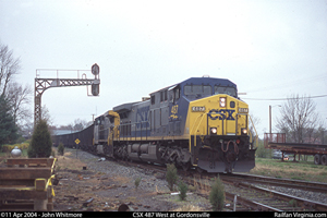 CSX 487 West at CP Yowell